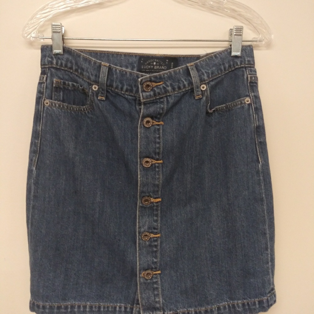 Size 8 Lucky Brand Jeans Skirt